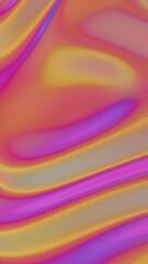 Aufkleber - Abstract Vibrant Lines with Gradient Curves