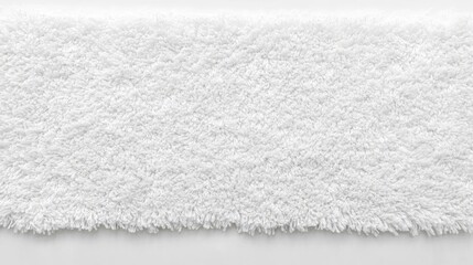 Aufkleber - Soft white towel texture background for spa or bathroom setting with plush fibers ideal for wellness or hygiene themes in photography.