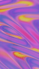 Poster - Abstract Colorful Waves with Gradient Vibrancy
