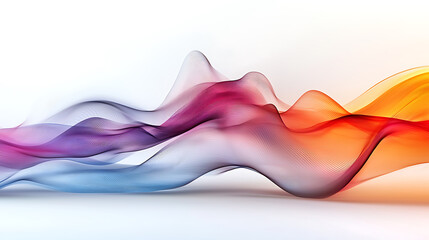 Poster - Dynamic flowing waves of color abstract art digital canvas creative design artistic viewpoint fluid motion concept