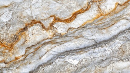 Poster - Elegant white marble stone texture with golden veins ideal for luxury interior designs and architectural backgrounds.