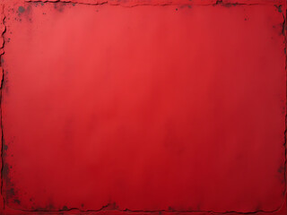Poster - Old Wall Texture Background Banner Featuring A Red Color Palette With Ample Copy Space For Designs And Text Overlays. 00001