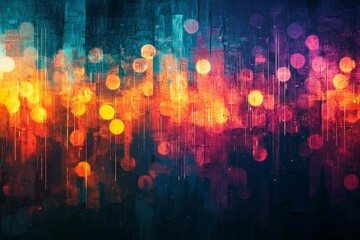 Fototapete - Abstract colorful smoke swirling against a black background.