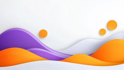 Poster - A dynamic blurred background design with waves and lines, highlighted by a vibrant, colorful gradient.