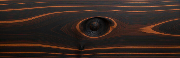Poster - Malawi Ebony Exotic Wood Features A Striking Texture With A Unique Natural Pattern. 00001