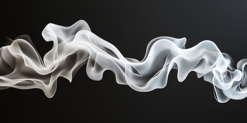 Poster - White flame set against a black backdrop creates a striking horizontal image. The contrast of the white flame with the black background enhances the visual impact.