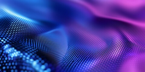 Poster - Futuristic technology backdrop featuring an eye catching metallic texture combined with a striking gradient, creating a visually stunning and modern feel.