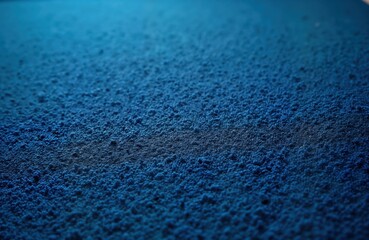 Aufkleber - Closeup view of textured blue surface. Abstract design. Blue carpet material. Decorative wallpaper. Detailed view of material structure. Potential use in home decor. Soft, rough texture of fabric.