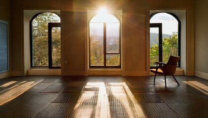 Wall Mural - room with a window