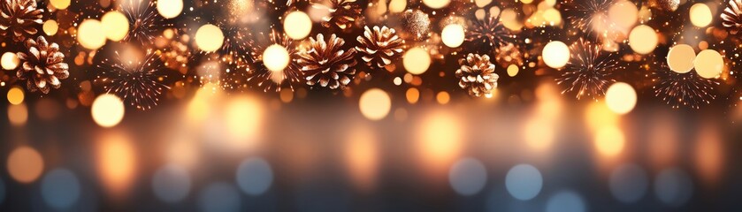 Poster - A beautiful display of glowing lights creating a warm and festive atmosphere.