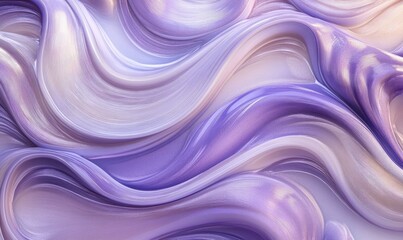 Fototapete - A purple and white wave