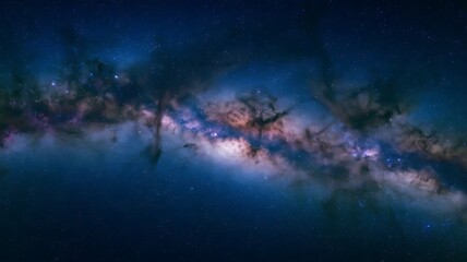 Wall Mural - Mesmerizing view of the Milky Way galaxy