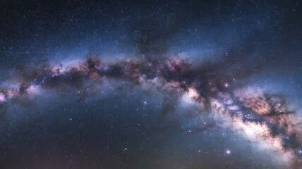 Wall Mural - Mesmerizing view of the Milky Way galaxy