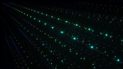 Poster - Dark abstract dot background animation, futuristic motion graphics background