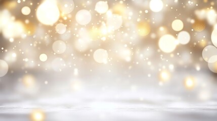 Poster - Bokeh Lights Create a Magical Atmosphere in a Festive Setting During a Celebration or Special Event