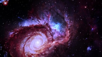 Wall Mural - outer space background particles galaxy nebula