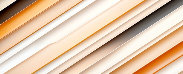 Poster - Abstract background with diagonal lines in shades of orange and beige, creating a modern and dynamic design. Perfect for digital art, decoration, or creative projects.