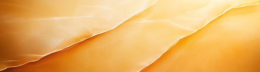Poster - An abstract image featuring flowing, layered orange hues with soft gradients, creating a warm and dynamic background