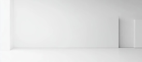 Aufkleber - minimalist workspace with clean white background and ample empty space for customizable text or desi