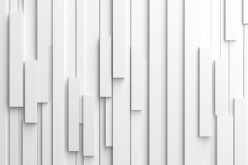 Poster - Abstract geometric background with vertical white panels. Modern minimalist design for creative projects and digital needs. Ideal for backgrounds and textures.