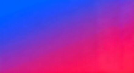 Wall Mural - Bold gradient with vivid noise grain texture, blending electric blue to bright magenta, AI Generated