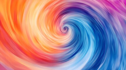 Poster - Colorful swirl abstract art digital creation vibrant environment modern aesthetic artistic viewpoint visual concept