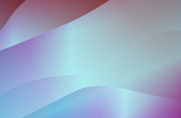 Poster - Calm blue gradient background with serene atmosphere, background illustration for brochures, graphic or conceptual design.