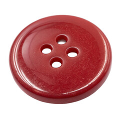 red button isolated on white background