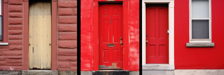 Fototapete - Buildings of a city