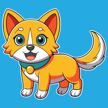 Happy Fox-like Dog with Big Eyes and a Bright Smile