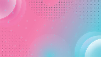 Fototapete - abstract blue pink purple background, Fluid and curve shapes composition,  modern colorful orange and blue curve background, Yellow and pink gradient with halftone decoration. Commercial background.