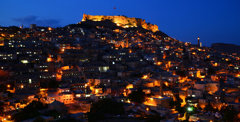 Sticker - The city of Mardin in Turkey is a very visited city with its tourist attractions.