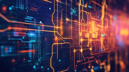 Abstract digital technology background