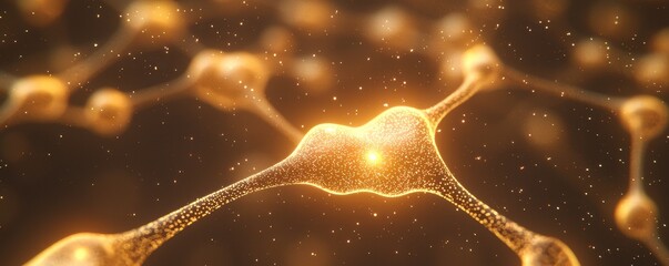 Poster - Intricate Neural Network with Glowing Nodes in an AI Connection Concept
