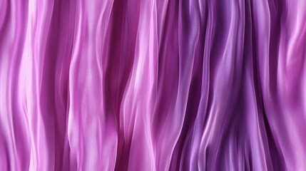 Poster - Soft rippling waves of purple and pink fabric create a calming and elegant backdrop perfect for decorative uses
