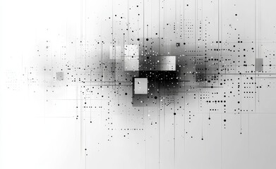 Poster - an abstract gray background illustration of superior quality.