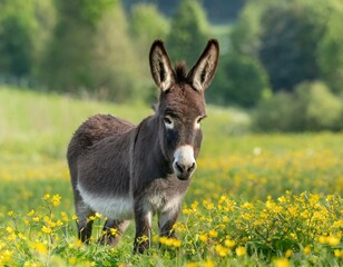 Sticker - Im Frühling auf der Wiese