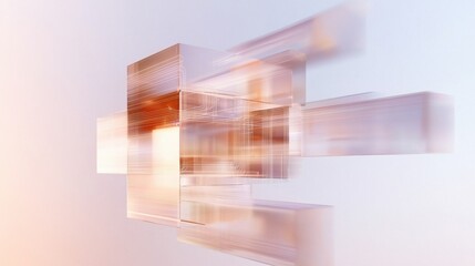 Poster - Data stream protection in minimalist art digital space visual design creative environment abstract viewpoint