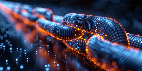 close up of a cable