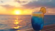 © Tamas - Tropical Lagoon Cocktail at Sunset