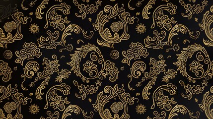 paisley pattern wallpaper