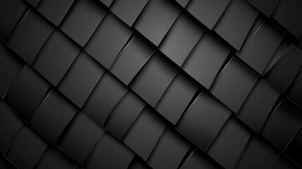 Aufkleber - Abstract black tile background texture