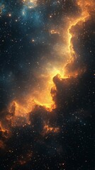 Wall Mural - View of Earth from space showcasing vibrant colors and intricate details of oceans and land masses