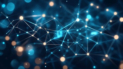 Abstract network connection background