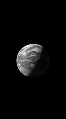 Wall Mural - View of Earth from space showcasing vibrant colors and intricate details of oceans and land masses