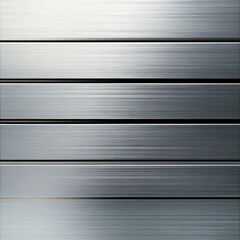 Poster - Close-up view of brushed metallic surface with horizontal lines and a sleek, modern appearance.