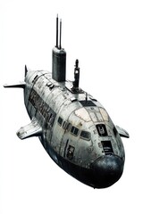 Poster - An old submarine flying high in the sky