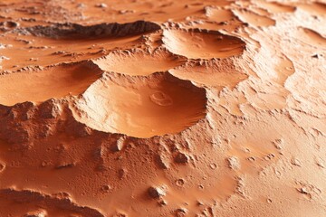 Poster - Close-up view of a desert landscape covered in dirt and sand
