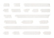 © genioatrapado - collection of peeled adhesive tape strips, masking tape, scotch tape pieces on transparent background, isolated, extracted, png file