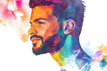 Poster - Portrait of a bearded man